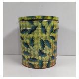 Vintage The Popcorn Factory Christmas Tin Large