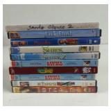 Family and Kids DVD'S All Discs Present 10 Total