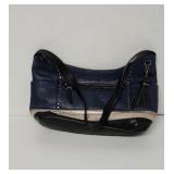 New The Sak navy blue gold purse