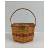 1997 Longaberger Christmas Snowflake Basket with