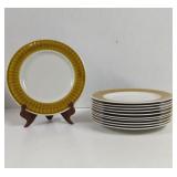 Retro Francisco Discovery Topaz dinner Plates