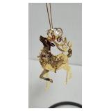 2016 The Danbury Mint Reindeer Ornament with