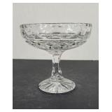 Vintage Pressed Glass Pedestal Compote