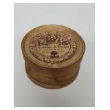 Wooden Almond oil rope soap box