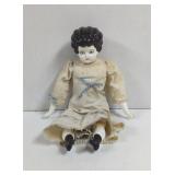 Vintage Porcelain Head,Arm and Legs Soft Body