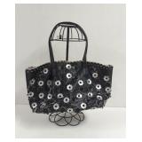Mellow World Black Floral Paloma Tote