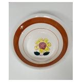 Vintage sunny craft Ironstone handpainted serving