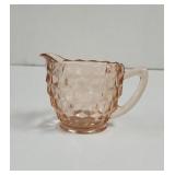Vintage  Jeannette  Pink Depression glass Cubist