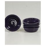Fiesta Plum Bowls 5 Total