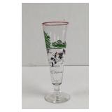 Vintage Libbey Currier & Ives Making Hay Pilsner