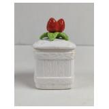 Vintage Norleans Strawberry Jam Jar With lid