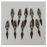 Sterling Silver Corn on the cob holders 10 total