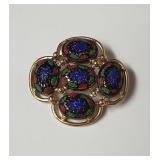 Vintage Sarah Coventry Light of the East enameled