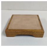 Vintage Wood Square Tile Trivet
