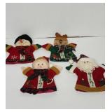 Vintage Christmas puppets