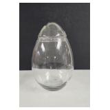 Decorative  Glass Egg Candy Dish