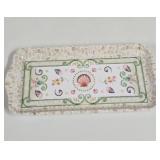 Melamine Sea Shells Rectangular Serving Tray