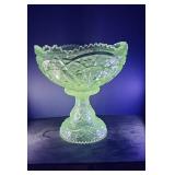 Vintage  UV 365 NM reactive pressed glass  Punch