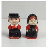 Vintage Amish Couple Salt and Pepper Shakers