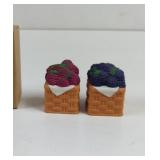 Vintage Avon Berry Baskets Salt and Pepper