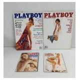 1992-95 Playboy Magazine's and 2 Amateur DVDS