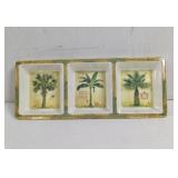 Palm Tree Melamine Divided Tray