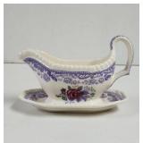 Vintage  Copeland Spode Mayflower  Gravy Boat