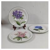 Garden Delights Tabletops Floral Dinner Plates 3