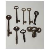 Skeleton and clock keys