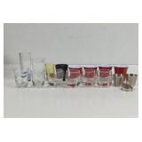 Miscellaneous Shot Glasses 16 Total