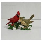 Vintage Homco Cardinals porcelain figurine