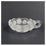 Fostoria Bicentennial Coin glass Nappy Bowl UV