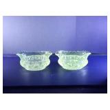 Kings Crown Thumbprint Sawtooth glass sauce