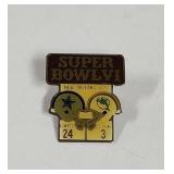 1972 Super Bowl VI Lapel pin