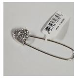 Brighton Heart Charm pin new