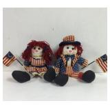 Raggedy Ann and Andy Americana Decor