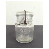 Vintage Ball Ideal Clear Glass Canning Jar with