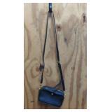 Tory Burch Black Embossed Camera Bag