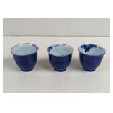 Ceramic shuhoe Japanese tea cups