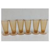 Vintage Roseline Style Liqueur Shot Glasses