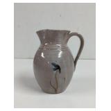Vintage Jugtown Ware Pottery Floral Pitcher