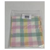Longaberger Square Pastel Plaid 36'
