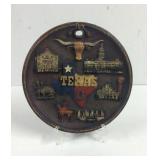 Rainbow Inc. Texas Souvenir Plate Resin