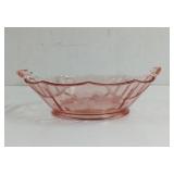 Vintage Imperial Glass Pink Glass Molly Double