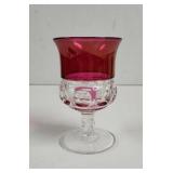 Vintage  Tiffin Franciscan Kings Crown Ruby Red
