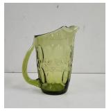 Fostoria Mesa Green Thumbprint Pitcher