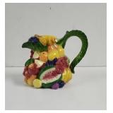 1988 Fitz and Floyd Calypso Fruit basket pitcher