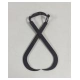 Vintage Forged Iron Ice Block Tongs