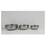 Stainless steel bowls