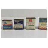 Vintage Spice Cans